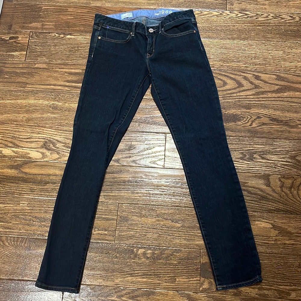Gap 1969 Always Skinny dark denim - size 29/8